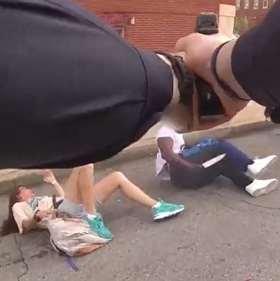 Baltimore Cop Shoots Man Holding a Woman at Knifepoint