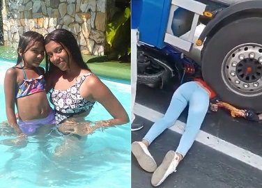 Truck Sends Pregnant Woman Under the Wheels