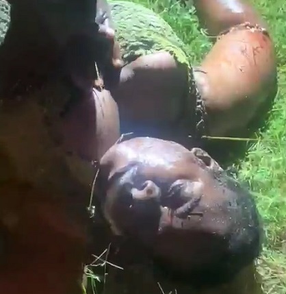 Not Even Her Big Titties Could Keep Her Afloat In the River