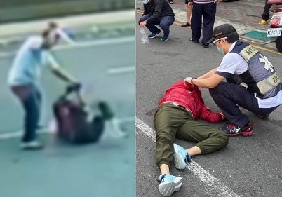 Psycho Stabs Cheating GF To Death With A Huge Kitchen Knife