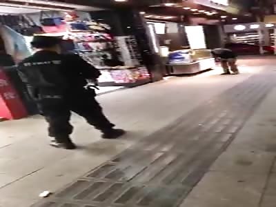 thief get shot in the leg