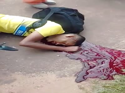 Man shot dead as fuck