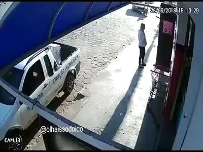 Lucky girl almost killed