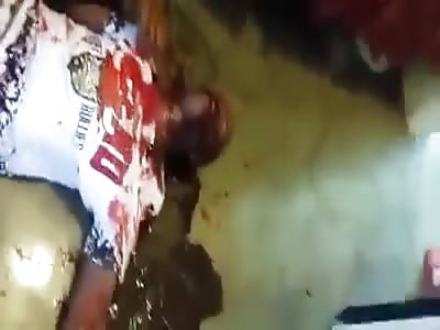 black shot a few times dead as fuck 