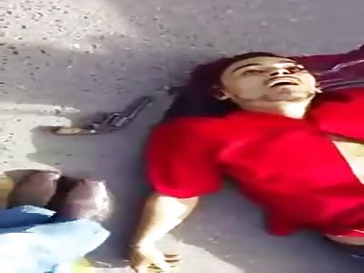 Guy shot in the head dead