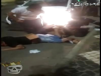 Man with legs destroyed