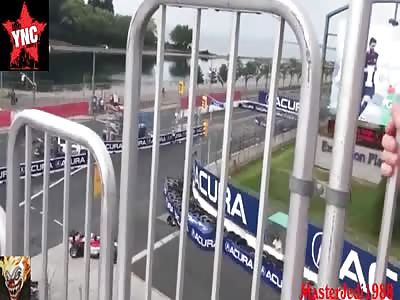 Racing accident 