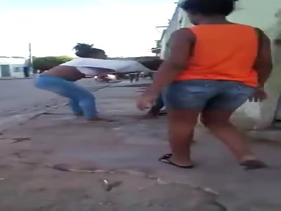 Ugly slut fight 