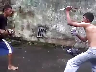 knife fight, the famous RATA