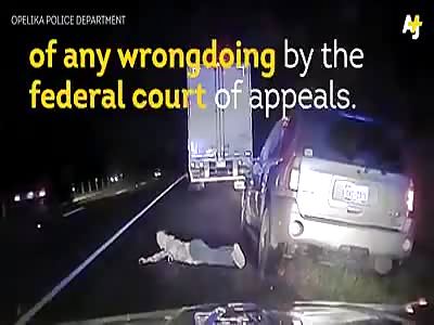 Mistakes the wallet for a gun