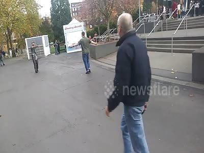 US murder suspect with bloody knife apprehended at Seattles Space Need