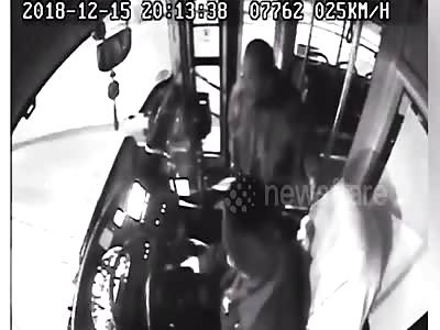 Allegedly drunk passenger attacks bus driver after he missed his stop