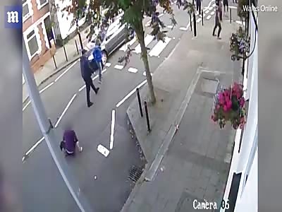 Violent mass brawl between 13 football hooligans