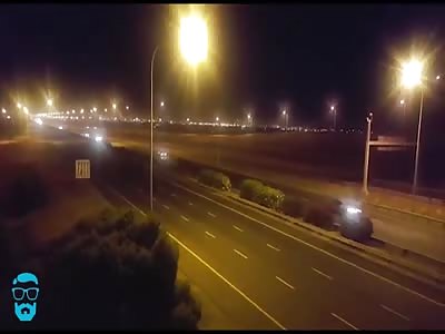 Fatal accident at illegal drag race