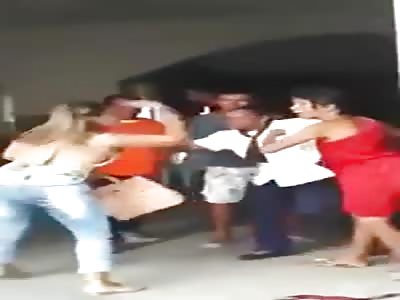 Fight within the universal, was slap in the face, kick, banging....