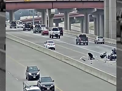 Two American police officers collide