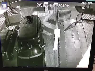 Brave woman pulls burning petrol can away from her neighbour's car