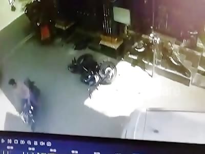 An angry mob thrashed a 17-year-old college student 