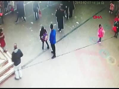 Woman attacks teacher with knife