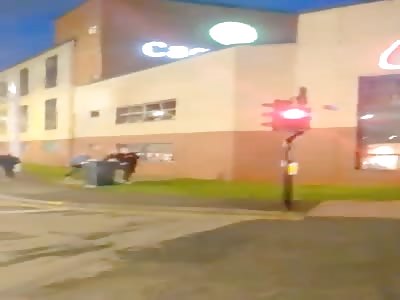 Street Fight on Glaasgow Streets