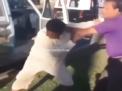 Ice Cream Truck Driver Gets Into A Physical Fight With A Customer!