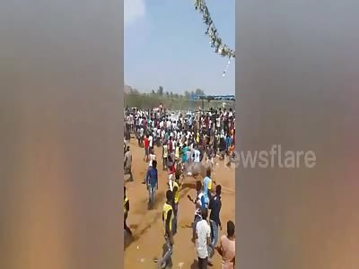 Bull ramps two in famous Bull fight in southern India