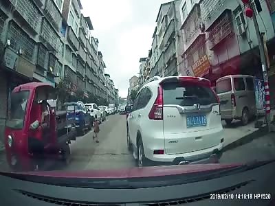 Boy Unharmed After SUV Drives Over Him With Both Wheels