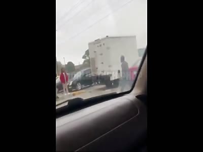 Dude Skips Into A Knockout Blow!