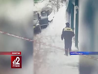 Explosion in the car