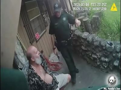 Felon Answers Door Holding A Gun