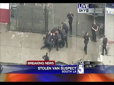 Wild Police Chase South Los Angeles