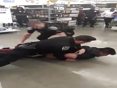 Two Cops Had A Hard Time Arresting Big Fella