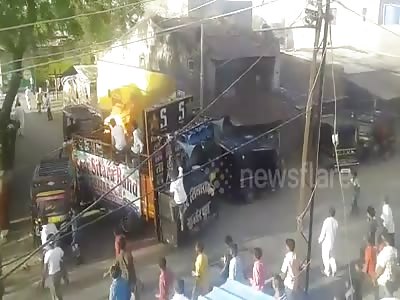 Brave man drives wedding band van to safety after it catches fire