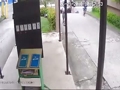 Ambush!! Dead on the spot lawyer and security guard at subdivision