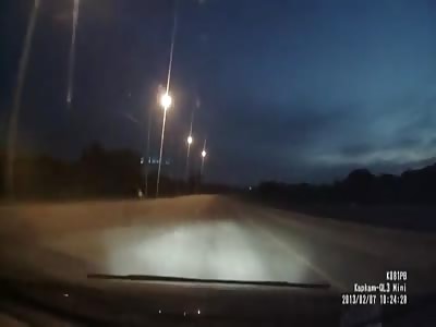 DAMN!!! Driver Never Saw it Coming