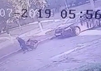 Pensioner Sent Down the Road by Speeding Car