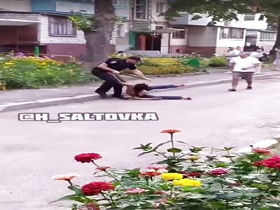 Drugged Up Topless Woman Tries to Run From Cops