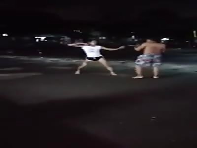 FAGGOT FIGHT WITH MAN