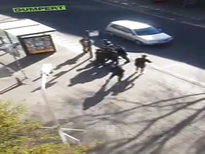 Exchanging bullets (holland, The Hague)