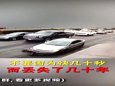 Chinese car accident