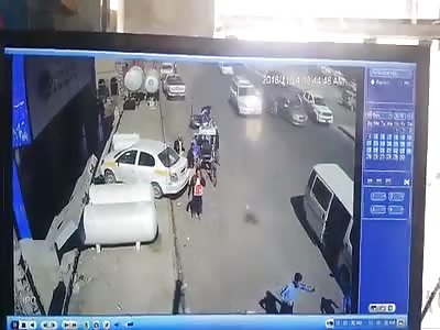 Accident Video caught on CCTV Camera