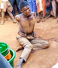 Damn Thief Tied Up Whipped (The Fuck are his Arms?)