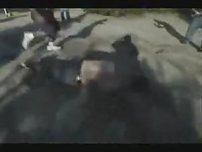 Street FIGHT,White dude got brutal hits