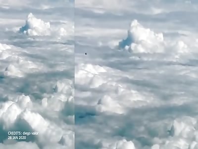 Crisp Orb flying by plane