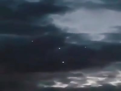Fleet of UFO's over u.s.a.
