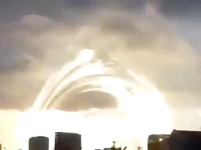 Crazy sky over Jerusalem