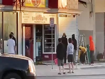 Couple beat with planks (Another Angle)