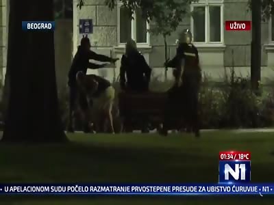 Inappropriate behavior of a policemen