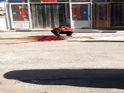 Smoking with his left hand from now on