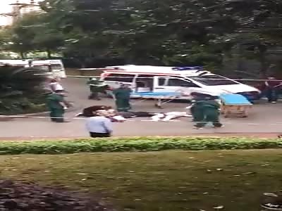 WOMAN DIES ON RECEIVING HIT ON HEAD ï¼ˆaftermath)